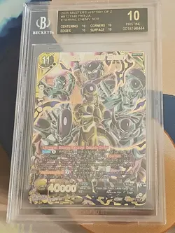 Dragon Ball Super Card Frieza Eternal Enemy SCR BGS 10 Black Label - Image 1