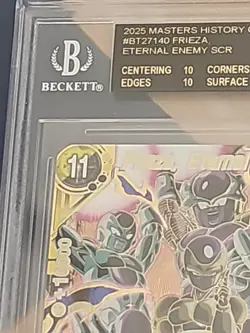Dragon Ball Super Card Frieza Eternal Enemy SCR BGS 10 Black Label - Image 4