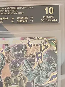Dragon Ball Super Card Frieza Eternal Enemy SCR BGS 10 Black Label - Image 5