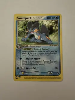 Swampert Rare Ruby and Sapphire 23/109 Pokemon Trading Card TCG NM - Image 1