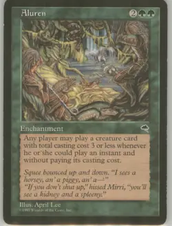 Aluren Vintage LP Non-Foil Tempest MTG - Image 1