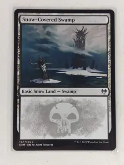 Snow-Covered Swamp (280) - Kaldheim (KHM) MTG Magic the Gathering - NM+ - Image 1
