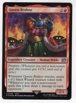 MTG Final Fantasy Foil Uncommon #0149 Queen Brahne - Image 1