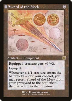 Sword of the Meek Retro Frame Regular - The Brothers' War Retro Artifacts MTG-NM - Image 1