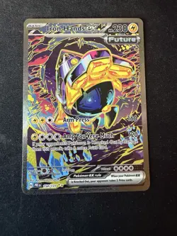 Pokemon TCG Prismatic Evolutions Iron Hands EX Sir 154/131 Near Mint Condition - Image 1