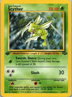 Pokemon TCG Scyther 26 Jungle HP - Image 1