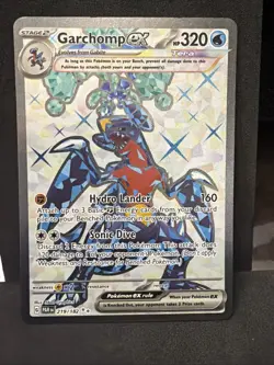 Garchomp ex 219/182 Paradox Rift Ultra Rare Full Art Holo Pokemon TCG NM - Image 1