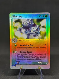 Pokemon TCG - Weezing 24/109 - EX Ruby & Sapphire (2003) - Reverse Holo Rare VLP - Image 1