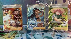2023 Pokemon TCG TRAINER FULL ART LOT Kabu Nessa Milo NM - Image 1