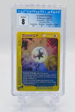 CGC 8 - Crystal Energy - Pokemon (2003) - Aquapolis - 146/147 - Reverse Holo NM - Image 1