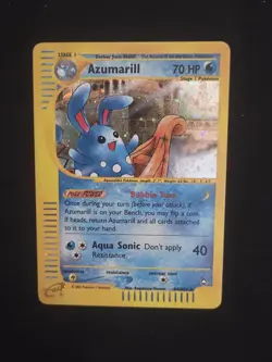 Pokemon Azumarill Holo Rare H4/H32 Aquapolis 2003 WOTC (Near Mint Condition) - Image 1