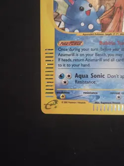 Pokemon Azumarill Holo Rare H4/H32 Aquapolis 2003 WOTC (Near Mint Condition) - Image 5