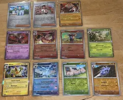 POKEMON Set 11 Holo Karten Prismatische Entwicklungen deutsch Pokemon - Image 1