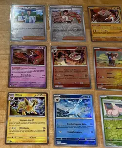 POKEMON Set 11 Holo Karten Prismatische Entwicklungen deutsch Pokemon - Image 3