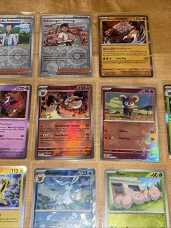 POKEMON Set 11 Holo Karten Prismatische Entwicklungen deutsch Pokemon - Image 5
