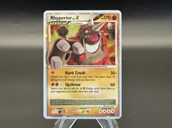 Rhyperior LV.X - Holo Ultra Rare - #DP29 Black Star Promo - Pokemon TCG - 2008 - Image 1