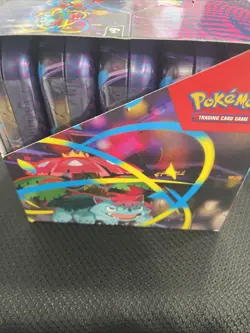 Pokemon TCG Mega Evolution MEGA Heroes Mini Tin Display (10 tins) - Brand New - Image 2