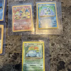 Pokemon 100% Complete Master Base Set 102/102 WOTC DAMAGED 1999 w Charizard See! - Image 2