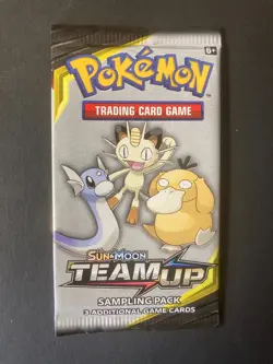 Pokemon TCG Sun & Moon Teamup Sampling Booster Pack New & Sealed - Image 1