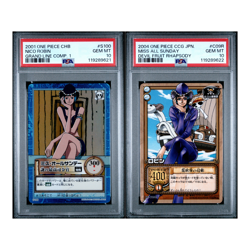 PSA10 2001 ONE PIECE HYPER BATTLE GRAND LINE NICO ROBIN & MISS ALL SUNDAY - Image 1