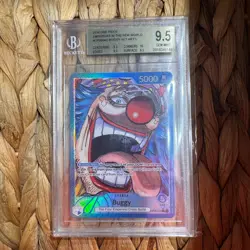 One Piece Buggy OP09-042 ALT ART L ENG BGS 9.5 GEM MIN - Image 1