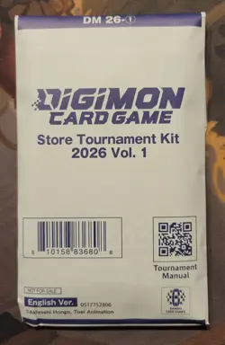 4x Digimon Card Game Store Tournament Kit 2026 Vol. 1 *FACTORY SEALED* NEW - Image 2