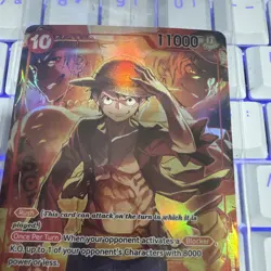 Sealed Promo One Piece CARD Treasure Booster Monkey.D.Luffy ST10-006 SR Sealed - Image 2