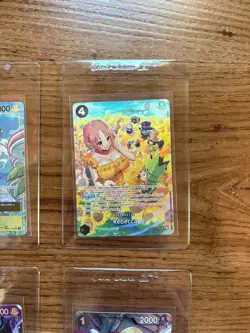 2024 One Piece Two Legends Monkey.D.Luffy Treasure Rare #OP07-109. 4 Card Lot NM - Image 3