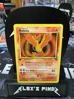 Moltres 27/62 1st Edition Played Fossil Set 1999 Non-Holo Rare Pokemon Card - Image 4