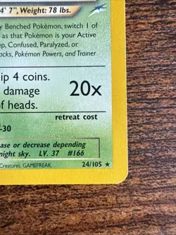 Pokemon TCG Light Ledian Neo Destiny Card 24/105 Unlimited Rare + Ledyba 71/105 - Image 4