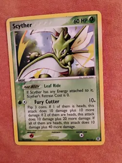 Pokemon Scyther 29/112 EX FireRed & LeafGreen Regular Card 60 HP - Image 1