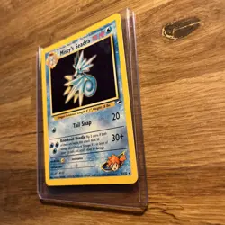 Pokemon TCG Misty's Seadra Prerelease Holo Card 9/132 Mint Condition - Image 5