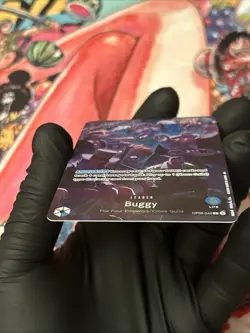 One Piece Card Game - Buggy OP09-042 Alt Art Leader English- 2nd anniversary eng - Image 3