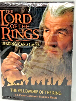 LORD OF THE RINGS TRADING CARD THE FELLOWSHIP OF THE RING GANDALF STARTER *New* - Image 1