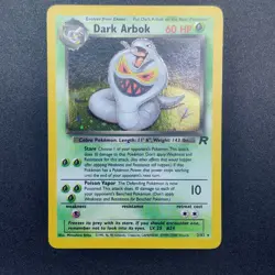 Pokemon TCG Karte - Dark Arbok Holo 2/82 Team Rocket Englisch EXC - Image 2