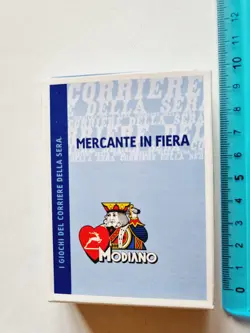 CARTE DA GIOCO SIGILLATE MERCANTE IN FIERA MODIANO ORIGINAL PLAYING CARDS NEW - Image 1