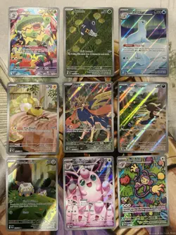 Phantasmal Flames Illustration Rare IR Lot of 9 Cards Full Art English - NM/M🔥 - Image 1
