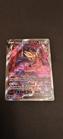 26 - Zamazenta V - GG54/GG70 - Pokemon Crown Zenith Galarian Gallery Ultra Card - Image 1