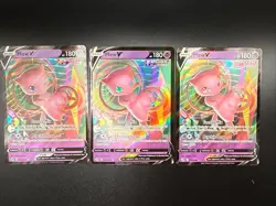 Pokemon TCG Mew V 113/264 Sword & Shield Fusion Strike Ultra Rare Holo Card NM - Image 3