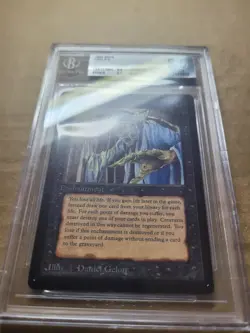 Lich Beta NM-Mint+ Reserved List Rare Vintage MTG Magic Graded 8.5 Beckett Card - Image 4