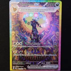 Pokemon Umbreon EX TCG Prismatic Evolutions Card 161/131 NM Condition - Image 1