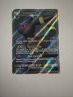 Umbreon GX Full Art Ultra Rare Holo Card 142/149 Sun & Moon Base Set - Near Mint - Image 1