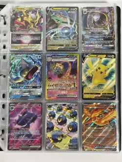 Pokemon Card Collection Binder Lot Holo Rare Prismatic SIR Exeggutor Pikachu - Image 1