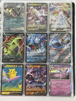 Pokemon Card Collection Binder Lot Holo Rare Prismatic SIR Exeggutor Pikachu - Image 3