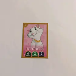6 X Morrisons Disney Christmas Party 2025 Cards- Aristocats 91/92/93/94/95/96 - Image 2