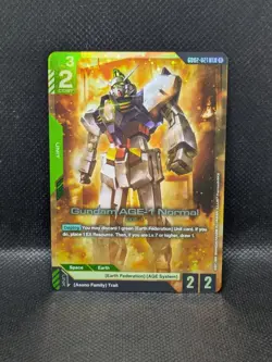 Gundam AGE-1 Normal Foil - GD02-021 - NM - Gundam TCG Card Game - Image 1