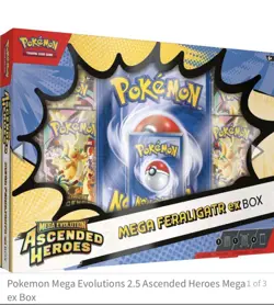 -PRESALE- Pokemon Mega Evolutions 2.5 Ascended Heroes Mega ex Box PRESALE - Image 1
