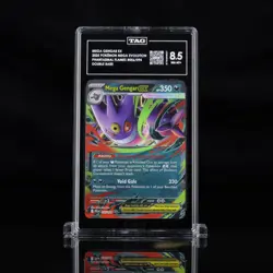 TAG 8.5 - Mega Gengar ex 056/094 Double Rare Pokemon Phantasmal Flames Mint - Image 4