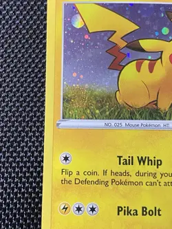 Pokemon Pikachu SWSH039 Swirl Black Star Cosmos Holo Promo (NM) - Image 2