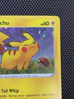Pokemon Pikachu SWSH039 Swirl Black Star Cosmos Holo Promo (NM) - Image 4